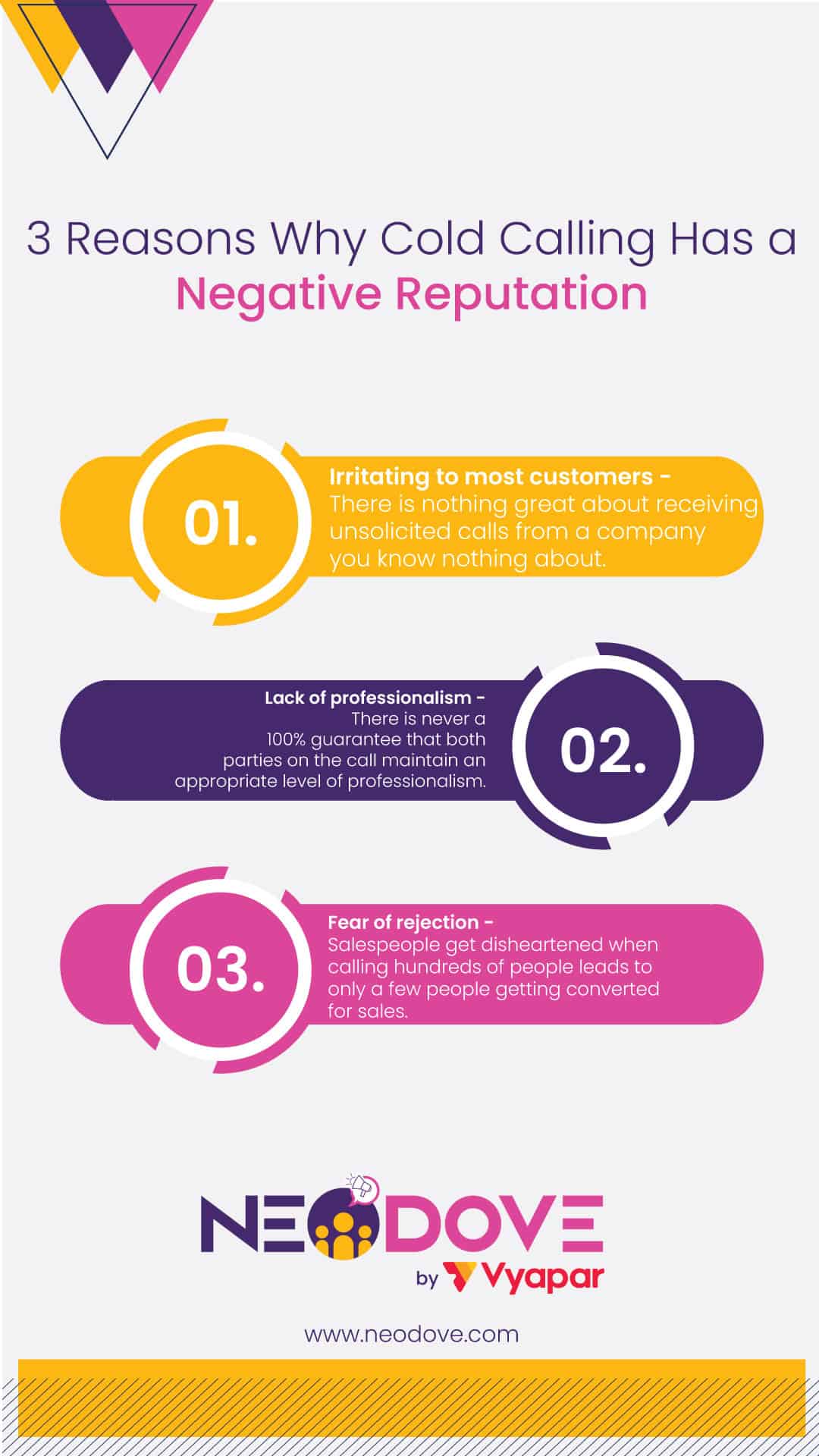Reasons why cold calling has a negative reputation - NeoDove