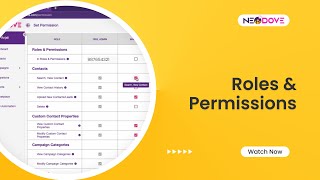 roles and permissions