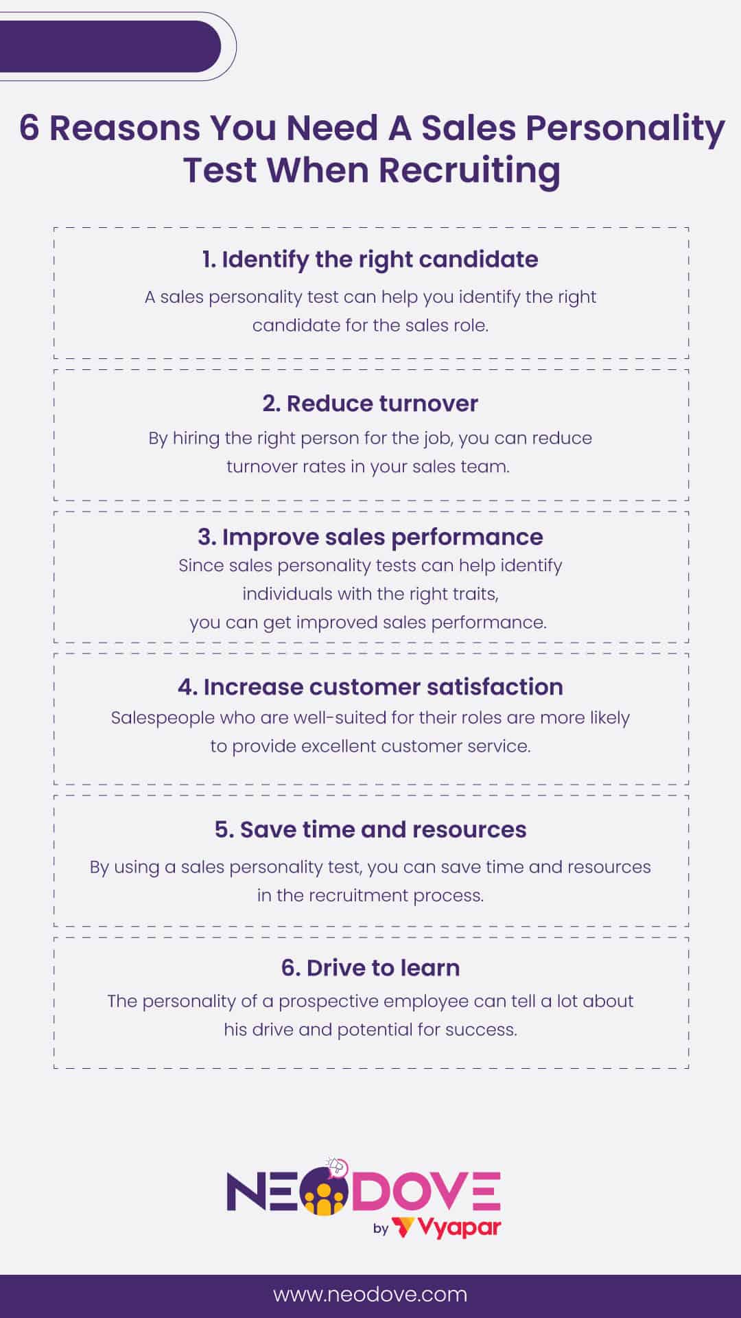 6 Reasons You Need A Sales Personality Test When Recruiting - NeoDove