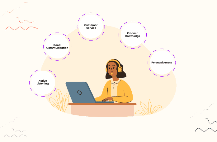 What does a telemarketer do