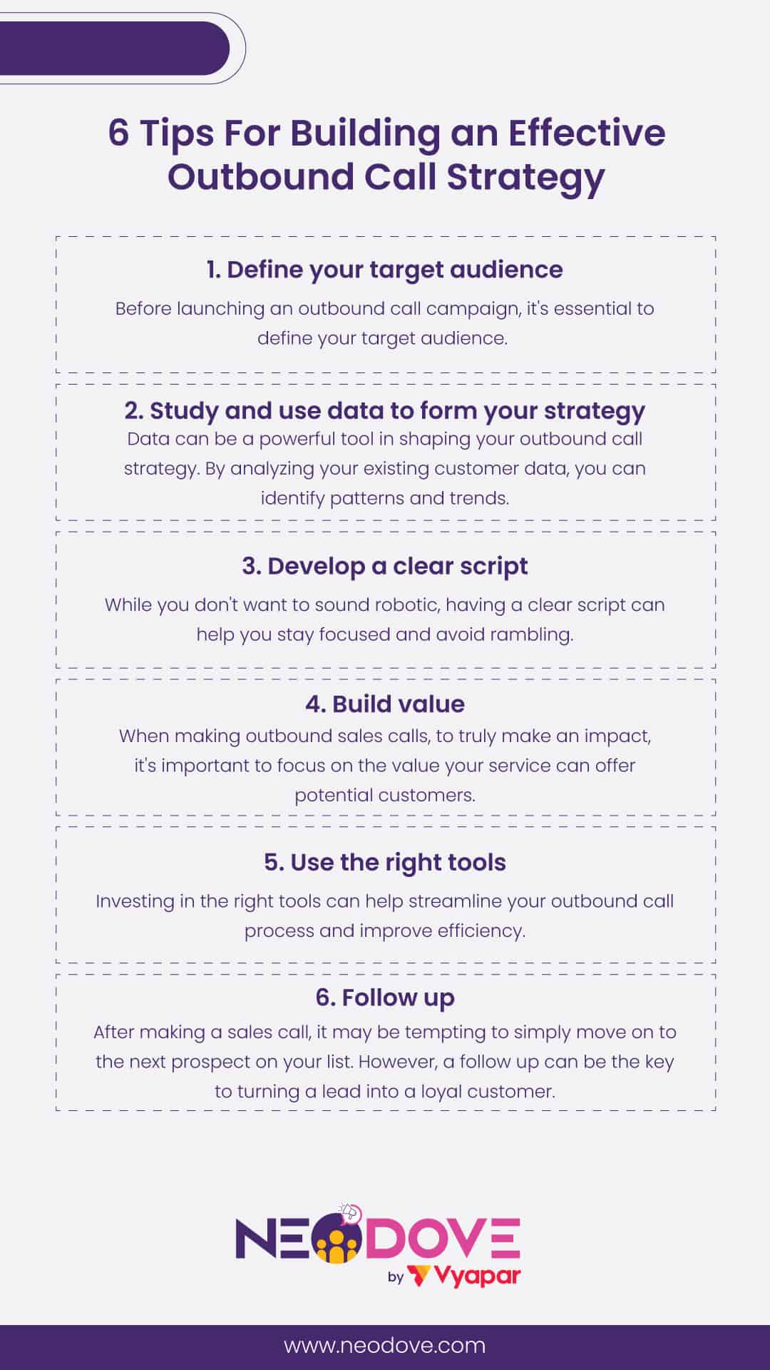 6 Tips For Building an Effective Outbound Call Strategy - NeoDove 