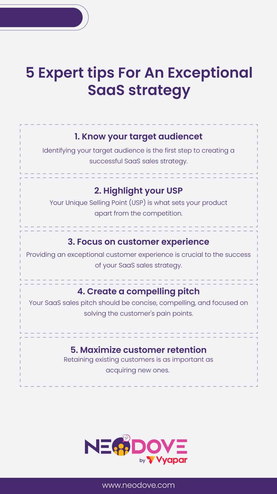 5 Expert tips For An Exceptional SaaS strategy l NeoDove