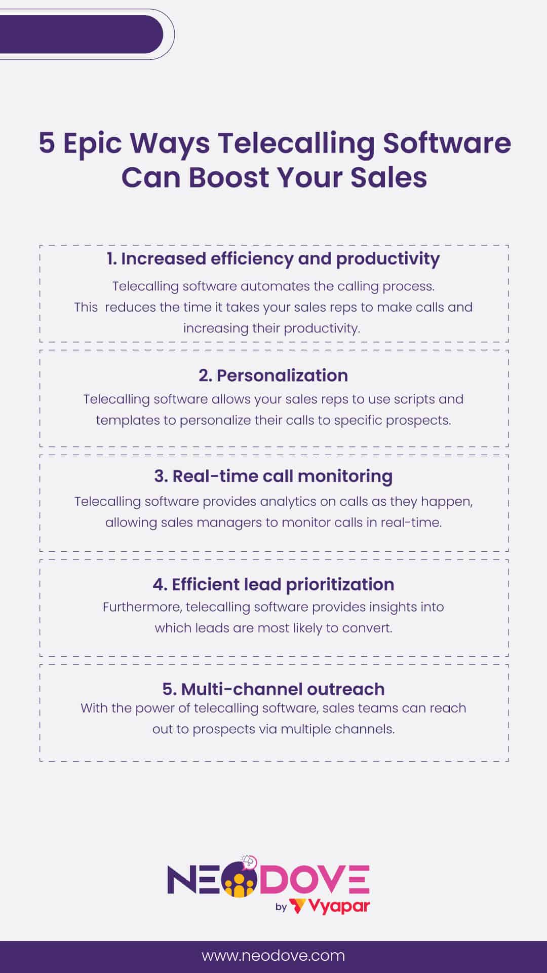 5 Ways Telecalling Software Can Boost Your Sales in 2023 l NeoDove
