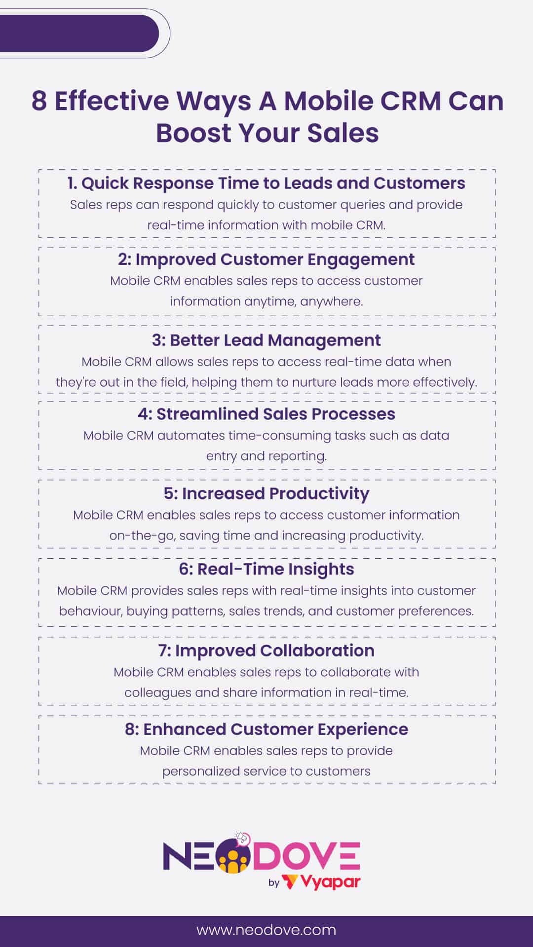 8 Effective Ways Mobile CRM Increase Sales - NeoDove