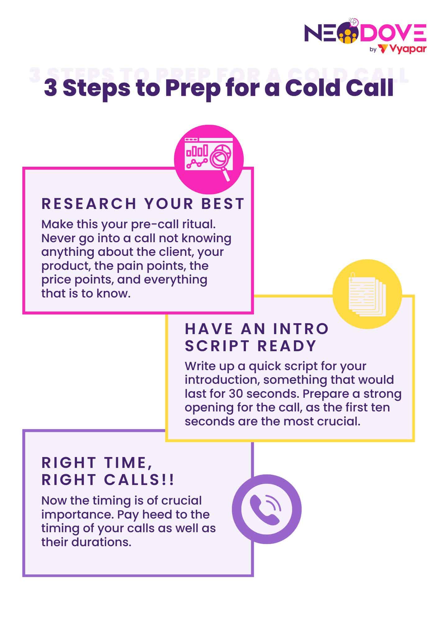 3 Steps to Prep for a Cold Call - NeoDove