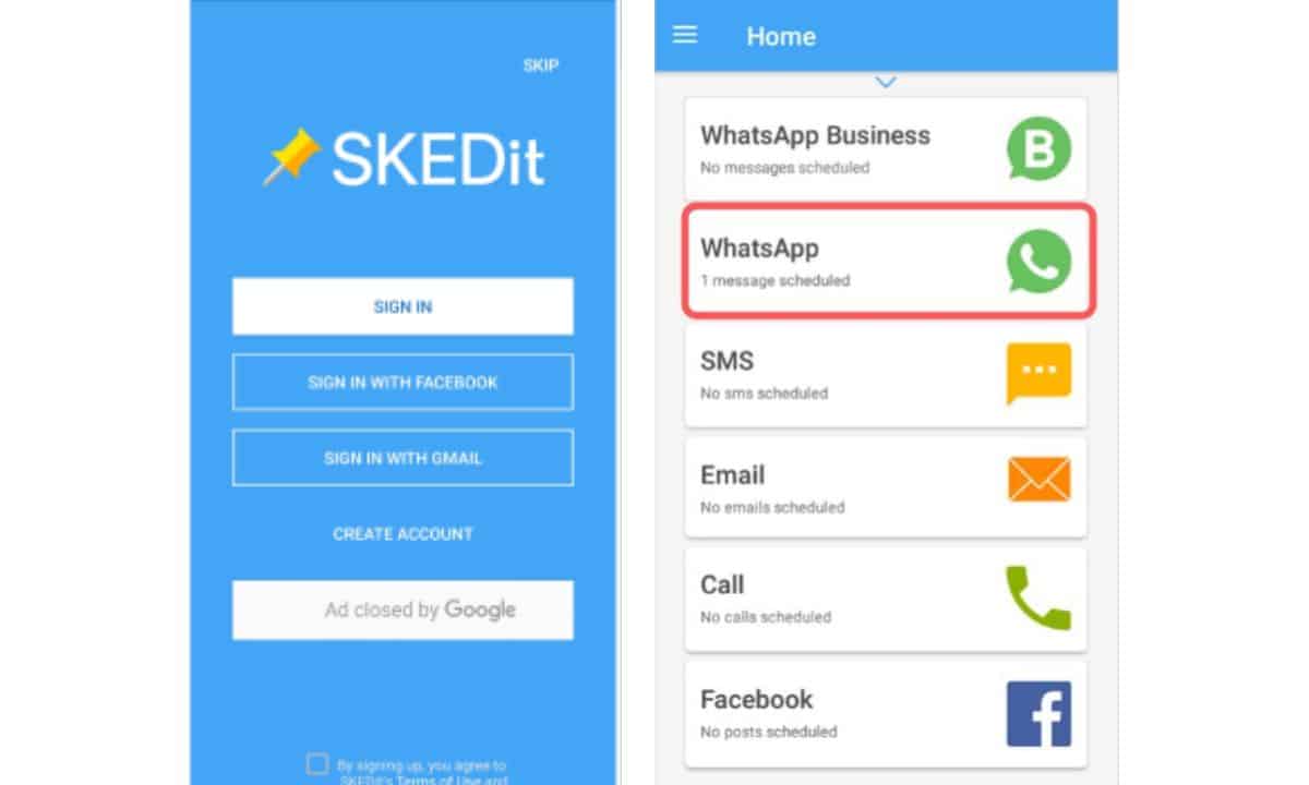 Skedit - Schedule WhatsApp Messages - NeoDove